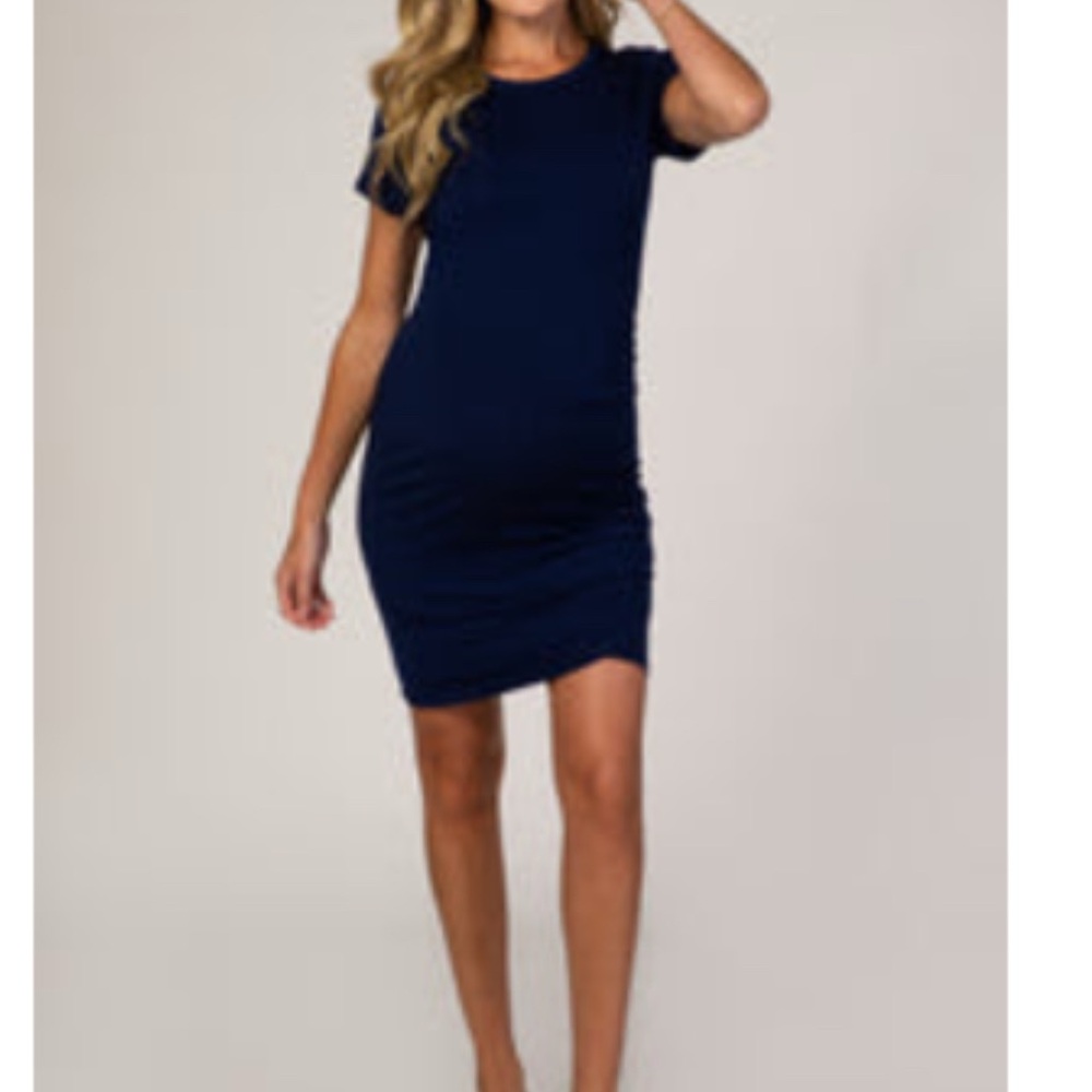 Women’s PinkBlush Maternity Dress (navy)